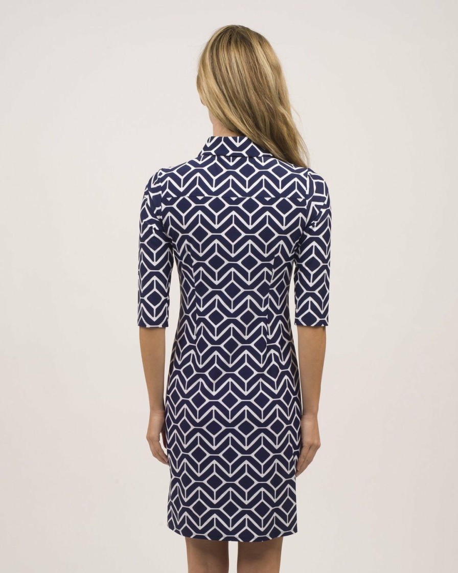 Hers Jude Connally | Jude Connally Susanna Dress - Sail Geo Navy ...