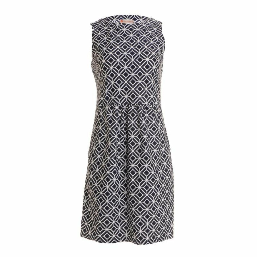 Hers Jude Connally | Jude Connally Mary Pat Dress - Star Lattice Navy ...