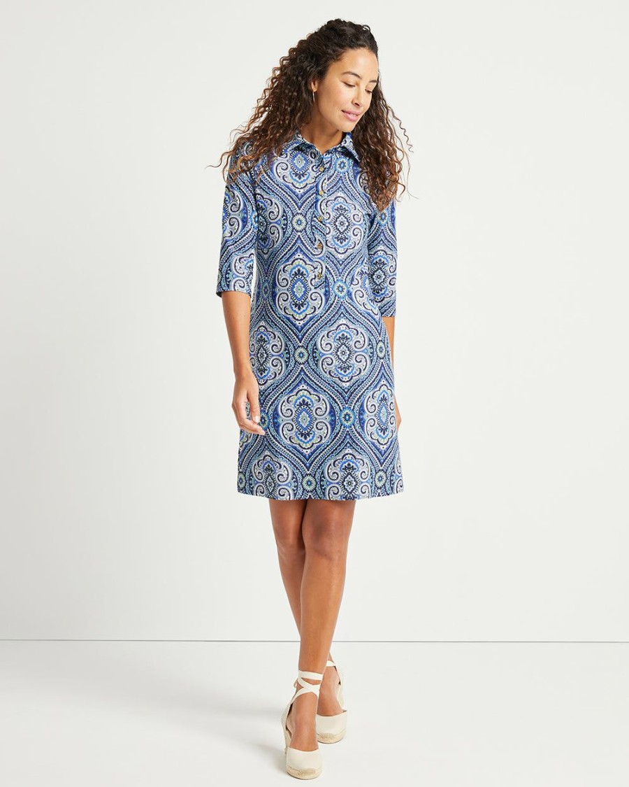 Hers Jude Connally | Jude Connally Susanna Dress - Paisley Medallion ...