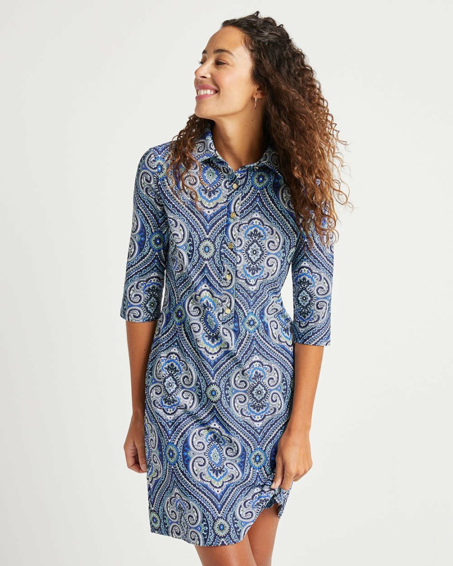 Hers Jude Connally | Jude Connally Susanna Dress - Paisley Medallion ...